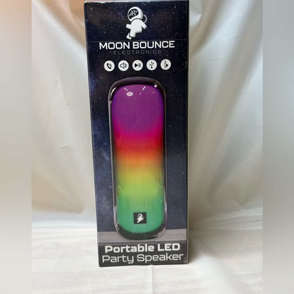Moon Bounce Portable LED Party Speaker